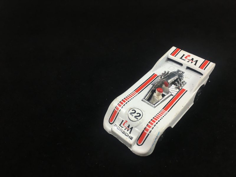 Yatming Chevron with Porsche 917/10 livery: A bad diecast in good condition.